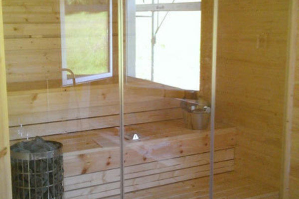 Ensemble vitré pour fermeture d'un sauna